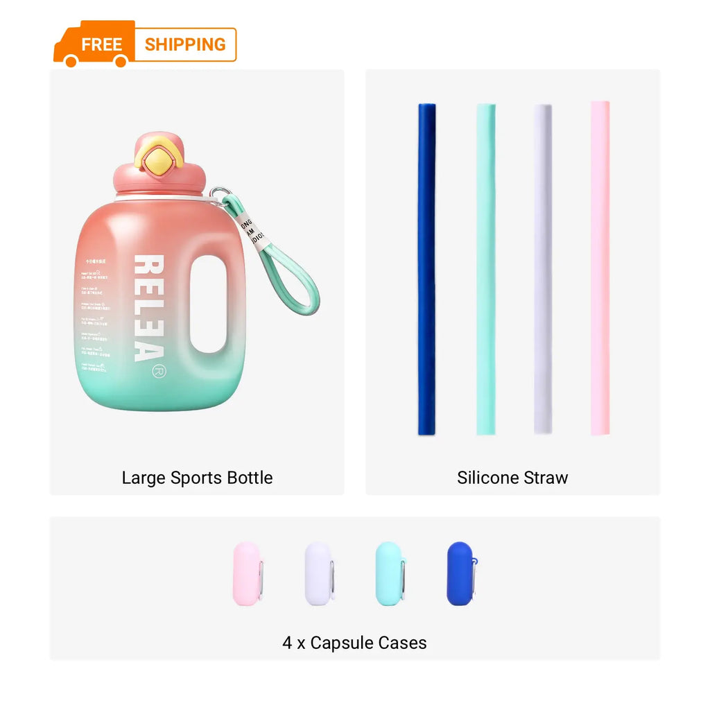 Large Capacity Sports Water Bottle